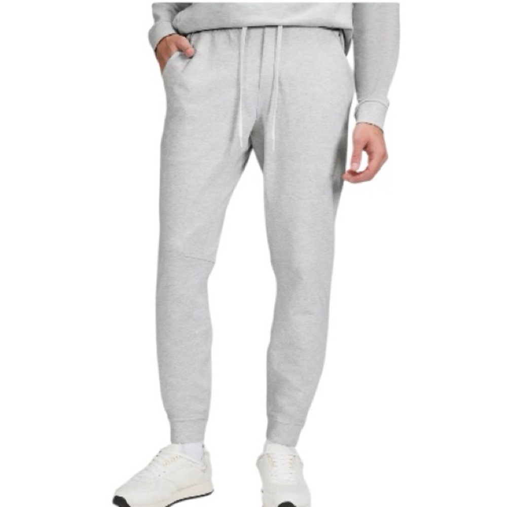 Lululemon Men’s City Sweat Jogger Pants Heathered Ultra Light Grey Size S